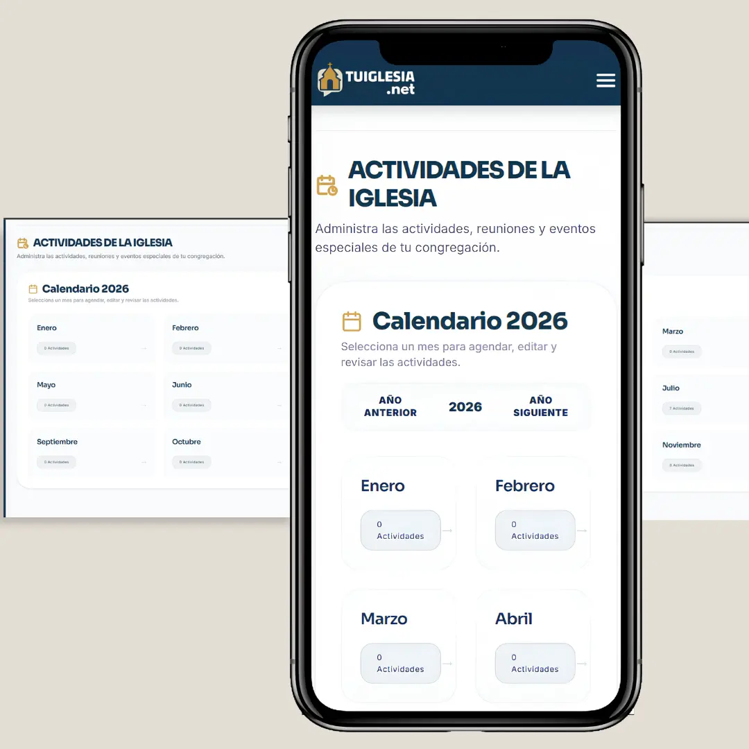 Calendario de Actividades TuIglesia.net